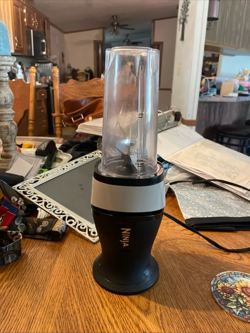 Ninja Personal Blender - Black and White Accent